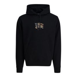 Burberry, heren, sweatshirts & hoodies, zwart, maat: xl katoen,