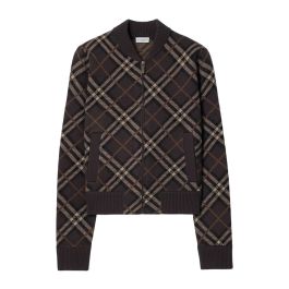 Burberry, heren, truien, bruin, maat: l wol,