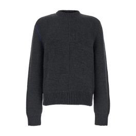 Burberry, heren, truien, grijs, maat: l kasjmier,