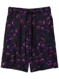Burberry intarsia shorts van katoenblend - roze