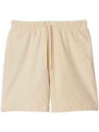 Burberry katoenen shorts met logoprint - beige