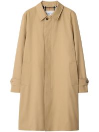 Burberry katoenen waterbestendige jas - beige