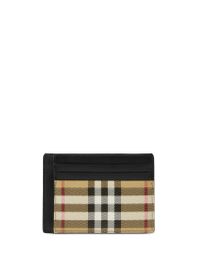 Burberry leren pasjeshouder - beige