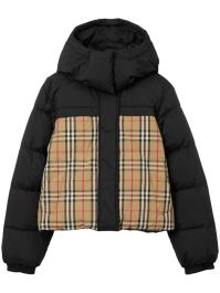 Burberry omkeerbaar donsjack - zwart