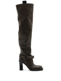 Burberry overknee laarzen - bruin