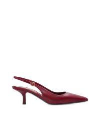 Burberry pema leren pumps - rood
