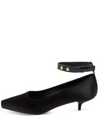 Burberry pre-owned 55 mm satijnen pumps - zwart