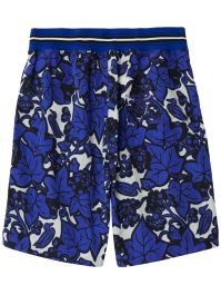 Burberry shorts met applicatie - blauw