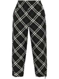 Burberry vintage check ruimvallende broek - bruin