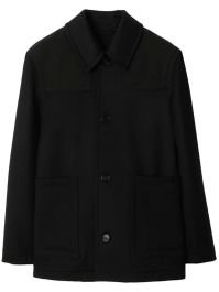 Burberry wollen shirtjack - zwart