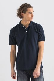 Butcher of blue regular fit polo van biologisch katoen alaska blue