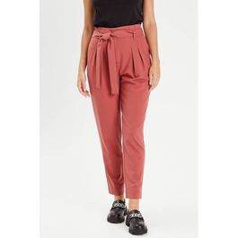Cache cache high waist regular fit pantalon brique