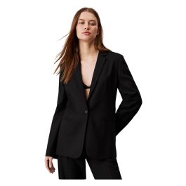 Calvin klein, dames, jassen, zwart, maat: xs wol,