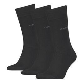 Calvin klein heren sokken classic 3-pack zwart-one size (40-46)