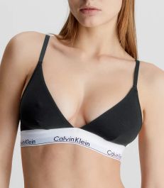 Calvin klein triangle bralette dames - unlined - bh zonder beugel - triangle bh - katoen modal