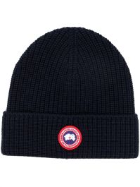 Canada goose wollen muts - blauw