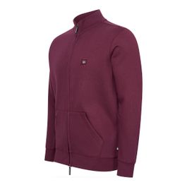 Cappuccino italia fleece zip jack - Rood