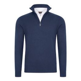 Cappuccino italia mock zip pullover