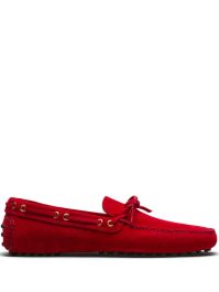 Car shoe suède bootschoenen - rood