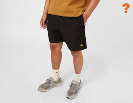 Zwarte Carhartt wip chase swim shorts, black