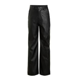 Cars imitatieleren regular fit broek innessy zwart