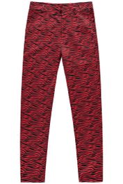 Cars jeans sofie pant zebra red maat: xs | pantalons outlet | dames | rood