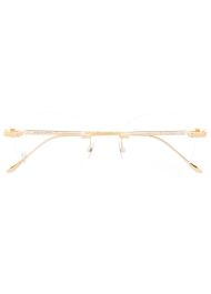 Cartier eyewear bril met gegraveerd logo - goud