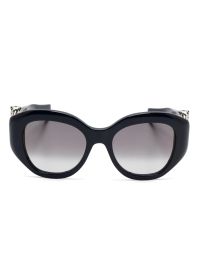 Cartier eyewear zonnebril met oversized montuur - blauw