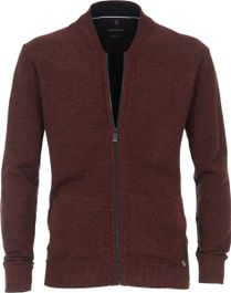 Casa moda lange mouw vest - 413706000 oranje (maat: xxl) - Rood