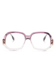 Cazal bril met geometrisch montuur - roze