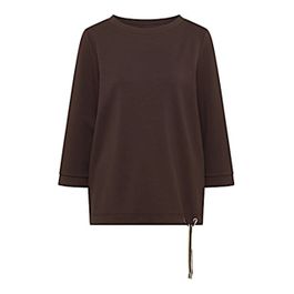 Shirt met print aan de voorkant voor dames in Bruin Shirt met print aan de voorkant voor dames in Bruin