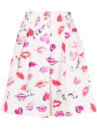 Chanel pre-owned 1990s shorts met patroon - wit