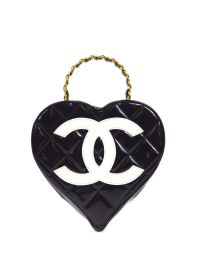 Chanel pre-owned 1995 cc toilettas met handgreep - zwart
