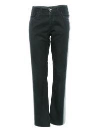 Chanel pre-owned katoenen jeans met kleurverloop - zwart