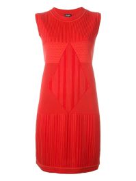 Chanel pre-owned mouwloze gebreide jurk - rood
