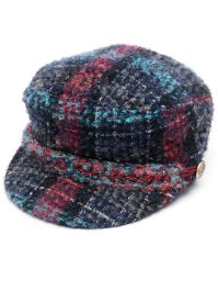 Chanel pre-owned tweed pet - blauw