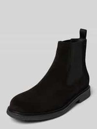 Beige Chelsea boots van suède, model 'kope_cheb'