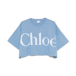 Chloé, dames, tops, blauw, maat: m