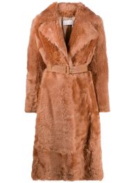 Chloé lammy coat - bruin