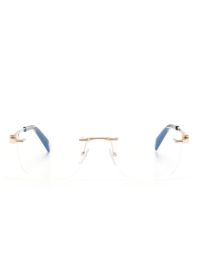 Chopard eyewear bril met rechthoekig montuur - goud
