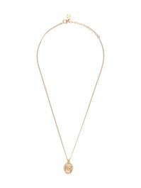 Christian dior pre-owned 1980-1990s halsketting met cd-logo - goud