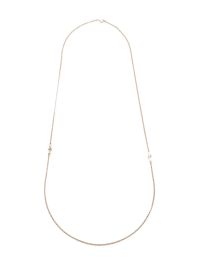 Christian dior pre-owned 1990-2015 halsketting met logohanger - goud