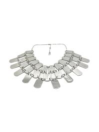 Christian dior pre-owned 1990s halsketting met gegraveerd logo - zilver