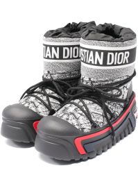 Christian dior pre-owned dioralps snowboots - zwart