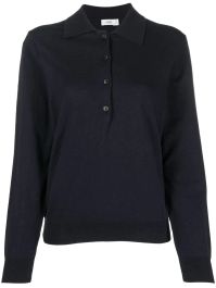 Closed polotop met lange mouwen - blauw