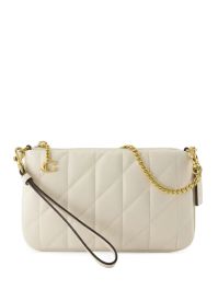 Coach leren toilettas - wit
