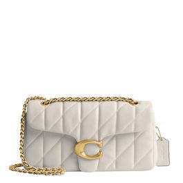 Coach tabby 26 shoulderbag quilting chalk crossbody dames