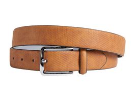 Cognac lace boot (riem) - lureaux - nette riemen voor heren