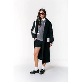 Colourful Rebel - Ada Contrast Wool Long Coat - Dames - Jassen