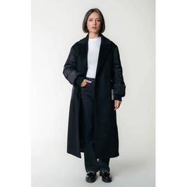 Colourful Rebel - Ada Contrast Wool Long Coat - Dames - Jassen